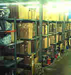 Consists of 100,000 linear ft. of double sided furniture cantilever rack